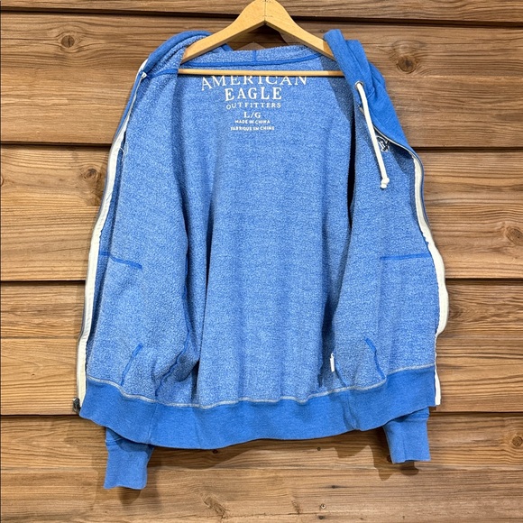 AE Zip-Up Hoodie with Logo - Picture 5 of 6